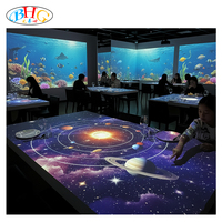 Affichage de projecteur interactif holographique 3D innovant Projection immersive Système 360 pour l'accueil et la guidage dans les restaurants