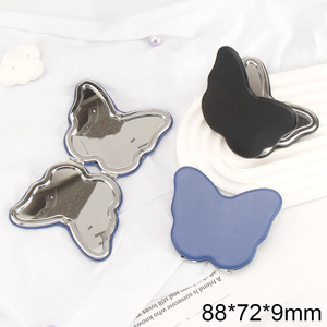 Foldable Portable Pocket Travel <b>Mirror</b> Butterfly <b>Square</b> Metal Frame Double Sided Cosmetic Desktop <b>Mirror</b> - Product Image 2