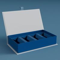 Set di Cancelleria Personalizzato con Chiusura Magnetica, Design a Libro, Confezione Regalo Rigida Nera di Lusso, Scatola Personalizzata in Cartone con Spugna
