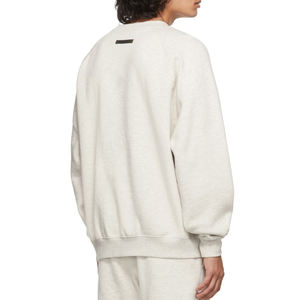 Sweat-shirt pour homme de couleur unie, décontracté, de style streetwear, surdimensionné, vente en gros, OEM, col rond, en molleton français, ample, sweat-shirts à capuche pour homme - Product Image 3