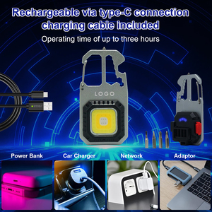 <span class=keywords><strong>Mini</strong></span> Magnetic cắm trại Carabiner sạc <span class=keywords><strong>LED</strong></span> làm việc đèn pin ánh sáng - Product Image 5