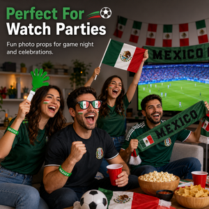 Accessoires de Fanfare Coupe du Monde de Football 2026 : Drapeaux Portatifs, Décoration d'Ambiance pour Supporters, Accessoires de Cabine Photo - Product Image 2