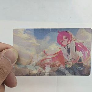 Tarjeta Raster 3D Transformable de Diseño Personalizado con Impresión a Doble Cara, Tipo Boleto Kpop para Eventos de Ídolos - Product Image 4