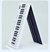Factory 88-Key Portable Foldable Digital MIDI Keyboard Rechargeable Battery Lightweight Design Solid Wood Soundboard Piano