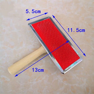 Kingtale <span class=keywords><strong>Pet</strong></span> malzemeleri köpekler için düz Slicker fırça banyo fırça <span class=keywords><strong>Pet</strong></span> bakım araçları tek Opp torba <span class=keywords><strong>Pet</strong></span> paslanmaz çelik tüm mevsim - Product Image 5