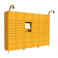Casier à colis intelligent extérieur, sûr et pratique pour boîte aux lettres électronique Casier express intelligent Casier de livraison intelligent