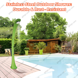 Juego de ducha colorido para exteriores con suelo de pie, columna de lluvia, <span class=keywords><strong>piscina</strong></span>, playa, jardín, juego de Ducha - Product Image 4