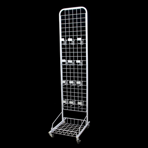 Di chuyển dây gridwall kệ trưng bày, Floorstanding đôi bên hiển thị đứng cho tổ chức nhà, bán lẻ, triển lãm thương mại - Product Image 2