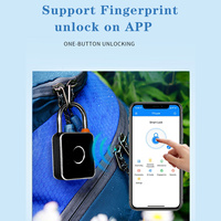 Cadenas intelligent Glomarket sans clé avec application, mot de passe et biométrie, compatible Ttlock Tuya