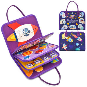 Tableau d'activités Montessori personnalisé en feutre pour la vente en gros, jouet éducatif pour l'apprentissage préscolaire et sensoriel des tout-petits - Product Image 5