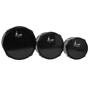 SLADE Black Factory Instrumento de Percusión para Banda de Marcha, Set de Tres Tambores: Caja Triple, Bombo y Tom Trisilábico - Product Image 5