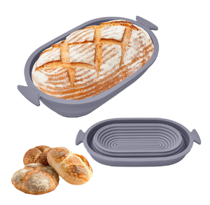 Panier de Fermentation Pliable en Silicone Alimentaire Résistant aux Hautes Températures, Compatible Lave-Vaisselle et Four, Outil de Cuisson et de Pâtisserie - Product Image 2
