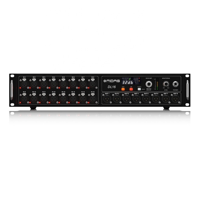 Midas DL16 Digital Mixer Stage Box 16-Input 8-Outputs Audio Equipment for Stage Live Show & Studio