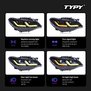 Conjuntos de faros delanteros TYPY para BMW Serie 2 2014-2019 F22 - Lente LED con luces diurnas de doble color y luces direccionales - Product Image 4