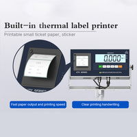Indikator Timbangan Digital Stainless Steel Layar LCD Opsional RS232 OEM/ODM Presisi Tinggi 1/100.000 Garansi 1 Tahun