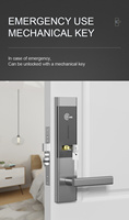 Cerradura Inteligente para Puerta de Apartamento o Habitación de Alquiler con Sistema de Gestión de Software Gratuito en Línea, Lector de Tarjetas RFID y Aplicación TTLock de TTHotel