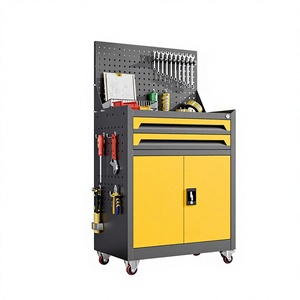 Carro de Herramientas Multifuncional para Reparación de Automóviles, Acero, 1 Cajón, Capacidad de Carga de 250 kg, Taller Móvil de Grado Industrial, Mantenimiento, con Llave OEM - Product Image 1