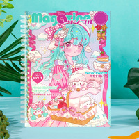 Lerp & Printed Sticker Book für wieder verwendbare Aufkleber Smart Notebook