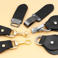 Boutons métalliques de fermeture en cuir PU à couture multi-styles Vêtements jeans Vêtements Jupes Écharpes Manteaux Logo personnalisé En stock