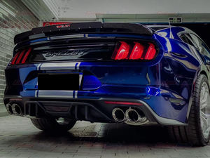 Kit Carrozzeria Stile Shelby per <span class=keywords><strong>Ford</strong></span> Mustang 2018-2021, Paraurti Anteriore, Minigonne Laterali, Spoiler, Cofano - Componenti Auto PP di Alta Qualità - Product Image 4