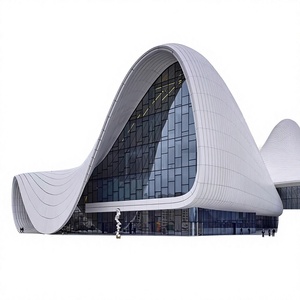 Contemporary Glass Curtain Wall <b>Panels</b> <b>Mirror</b> Surface Eco-Friendly for Building Exterior Applications - Product Image 1