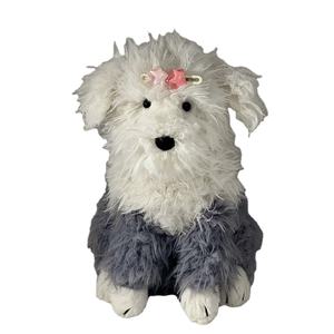 Kawaii Border <span class=keywords><strong>Collie</strong></span> Peluche de animales de granja esponjoso cachorro juguetes de peluche <span class=keywords><strong>perro</strong></span> blanco muñecas suaves pequeño perrito negro diseño personalizado fábrica - Product Image 1