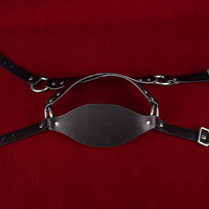 Bondaga juguetes sexuales máscara facial Pu cuero esclavo máscara fetiche adulto juguete sexual - Product Image 4