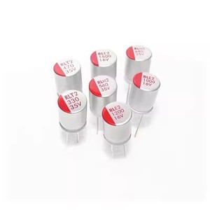 Condensadores Electrolíticos Sólidos de Polímero de Aluminio de Alto Voltaje para Microondas ShiCaXon Customs <span class=keywords><strong>16V</strong></span> 470UF 6.3*9, Certificados por RoHS - Product Image 1