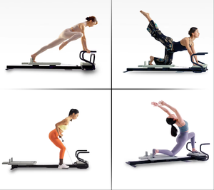 Roulistic RS03-PRO Smart Training Pilates Reformer-Alliage d'aluminium Équipement de gymnastique commercial <span class=keywords><strong>Yoga</strong></span> Fitness Fonctions Santé du corps - Product Image 4