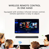 El sistema de audio de cine en casa de alta calidad incluye barras de sonido e inalámbricas para subwoofers Bluetooth para uso en computadoras y teléfonos móviles