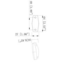 Nouvelle lampe de position latérale LED OEM ODM KLT-LITE, 2 LED, feu arrière de marquage, DC12V, SAE DOT, étanche IP67, pour camion et remorque