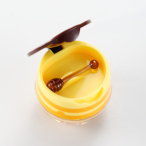 En Gros Cosmétiques Soins De La Peau Jaune Mignon Lèvres Au Miel Sommeil <span class=keywords><strong>Masque</strong></span> Baume Apprêt pour Fille Maquillage Beauté - Product Image 4