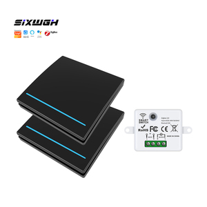 SIXWGH 지그비 무선 스위치 1 갱 터치 리모컨 스마트 라이프 앱 제어 알렉사 구글 홈 음성 명령 미니 스위치 - Product Image 1