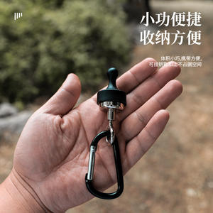 Hike Mount Magnetic <b>Hook</b> Stainless Steel Camping Tent Light <b>Hook</b> Outdoor Quick Release Carabiner <b>Hook</b> - Product Image 2