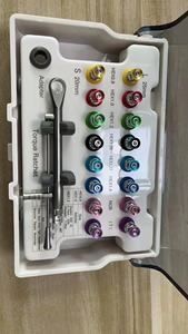 Kit manuel d'implant <span class=keywords><strong>dentaire</strong></span> Instruments chirurgicaux Tournevis prothétiques universels Clé dynamométrique Outils de réparation Restauration Dentiste - Product Image 6