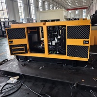 Generador Diésel Silencioso de Marco Abierto de 100KVA 80KW 50/60Hz con Arranque Automático, ATS, 1800 RPM y Control Remoto para Uso Industrial