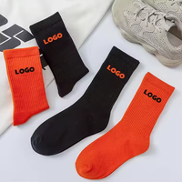 Chaussettes de Sport Mi-Mollet Unisexe en Gros 100% Coton Pima Bio Personnalisables pour Hommes