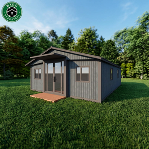 Maison pliable en conteneur maritime de 40 pieds, villa préfabriquée certifiée, logement extensible, maison mobile - Product Image 1