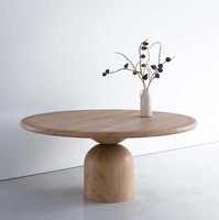 Ensemble de table basse moderne en bois massif, fait main, personnalisable, meubles pour la maison