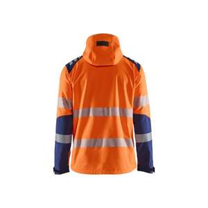 BLAKLADER - 449125135389XXXL <b>Hi</b>-<b>Vis</b> Softshell <b>jacket</b> <b>Orange</b>/Navy blue - EAN 7330509690741 <b>HI</b>-<b>VIS</b> WORKWEAR - Product Image 2