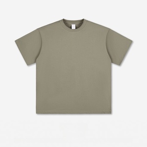Camiseta Oversize de Punto de 260 GSM, 100% Algodón de Alta Calidad, Ropa Urbana para Hombre, Camisetas Personalizadas para Hombre - Product Image 2