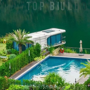 Petit bureau de jardin maison préfabriquée avec porte de <span class=keywords><strong>garage</strong></span> pliante et porte à rabat <span class=keywords><strong>en</strong></span> acier - Product Image 4