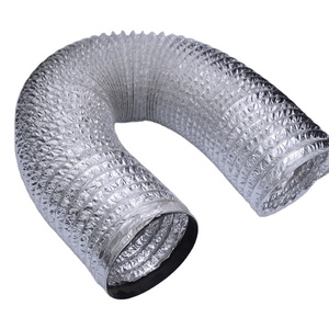 Tubo de escape de humo Ventilación Resistente al fuego PVC Aluminio Conducto de aire flexible Tubo de escape de humo - Product Image 3