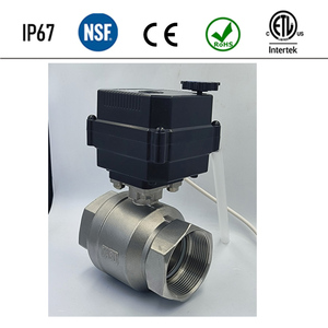 Flomarvel Fh-b Ip67 Factory Fh-b 15nm Dn25 1 pouce Vanne à boisseau sphérique avec indicateur de commande manuelle SS304 UPVC CE RoHS NSF61 24V 110V Dn40 - Product Image 3
