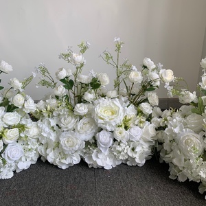 Fiori su misura matrimonio corridoio fiori fiori fiori fiori fiori fiori artificiali fiori fiori di nozze per la decorazione di nozze - Product Image 6