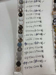 Gümrük 12MM Metal Saplı Çıtçıtlı Düğmeler Unisex 4 Parçalı Yıkanabilir Kabartmalı Logolu Kot Denim Düğme ve Perçin Seti - Product Image 3