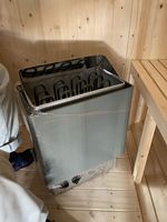 Kompor Sauna Listrik Kayu Solid Tradisional yang Dikendalikan Komputer dengan Panel Kontrol 220V Uap untuk Penggunaan Apartemen & Vila