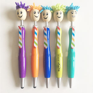 Mopa personalizada impresa, pluma, corbata hermosa tela peluda, mopa, limpiador de pantalla superior, mopa personalizada, lápiz óptico con cabezal de fregona - Product Image 2