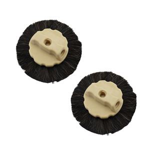 工厂OEM ODM DIY工业马毛聚酯混纺8英寸。螺纹孔点画纹理刷天花板干墙刷 - Product Image 2