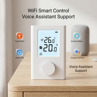 Intelligenter WLAN-Raumthermostat 868MHz RF Digitaler Temperaturregler für Gaskessel-Heizsystem Hotelnutzung Flexibel